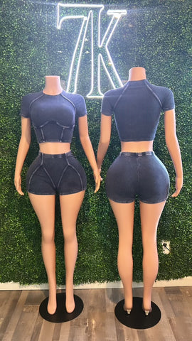 Ribbed Two Piece